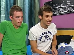 Mason Stone analpounds Ryan Sharp after they blow each other