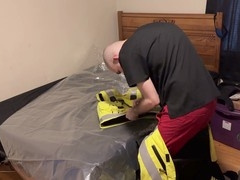 Gay breath control and bondage in high definition BDSM video