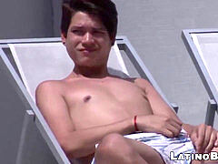 Latino pool stud is about to get boinked without a condom