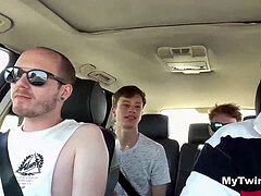 Obedient twinks tortured and pounded in harsh raw foursome  - Watch Part 2 On MyTwinksPorn.com
