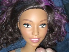 Cum on barbie, head cum, fellow