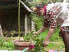 Gardening in uniform