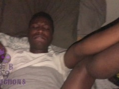 Black sissy takes it hard and loves bareback action