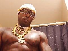 Tall Dark Chocolate Muscles Tattoos Hairy BBC Hallelujah Johnson Masturbating
