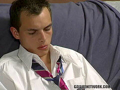 trio dudes wank Together