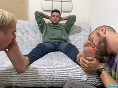 Straight boy, talking, ample