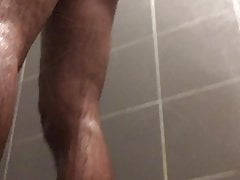 Spying Hot shower