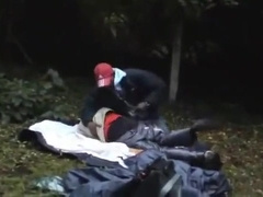 Do boys get spanked in the woods ?