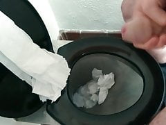 Dropping A Massive Cumshot Into Work Toilet - SlugsOfCumGuy