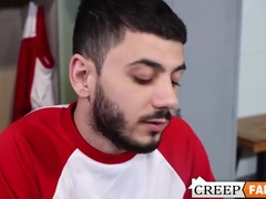 Adrian Rose And Kaleb Stryer In Athletic Jock Hard Fucked Raw By His Hairy Twink Stepson