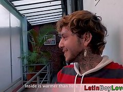 Discovering the hot new latin teen neighbors Chiwi Black ass