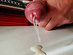 Big Cock huge creamy sticky load of cum