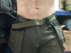 hot straight man tasked to show off
