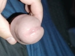 Bulgarian twink gets a close-up handjob without a condom