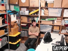 Young shoplifter sucks officers big cock before raw fucking