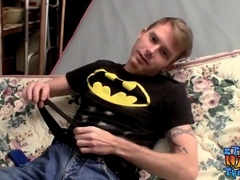Queer, smooth-shaven, big-dick