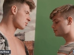 Malik Delgaty suspected of being gay by stepson Ryan Bailey, who investigates by riding his cock