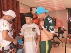 First experience with a muscular black man