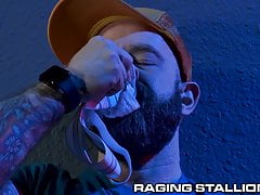 Young Pup Blows, Coughs & Chokes On Daddy's Cock