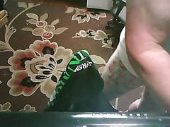 Rick Wimmer practice drooling on a dildo hes a newbe