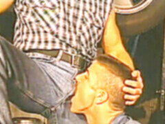 Hunk dildo, couple blowjob, muscle dildo gay