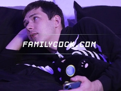 Beefy stepdad Joel Someone fucks and creampies Dakota Lovells ass