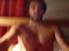 fucking my hand with some oil