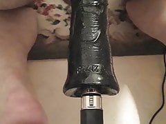 Fuck Machine in hairy asspussy