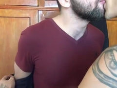 LatinLeche - Hot Latino Hunk Gets His Tight Hole Double Penetrated