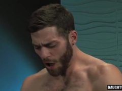 Shaggy Penis Pooper Job With Facial Cum