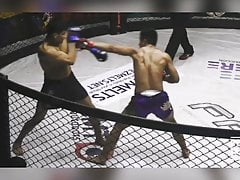 Fighter fighter shows his tasty cock