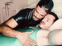 Axel Abysse Receives Cosy Perceiving While Nicholas Knuckle His Butt Deeper