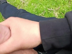 I jerk until I come in a realm on the outskirts of the city and they nearly detect me