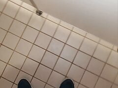 Master Ramon pisses on the toilet dominantly, dirty horny, golden champagne for the slaves