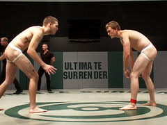 The tag team wrestling match has tons of anal and oral sex