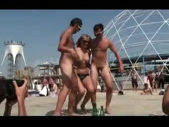 nude men at the beach