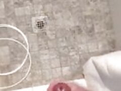 Massive Cumshot in shower