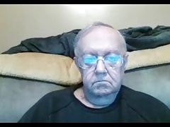 grandpa cum on webcam