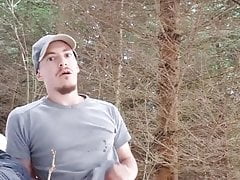 HandsomeGuy  outdoor in the Winter Woods