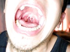 Hot tongues with lots of saliva