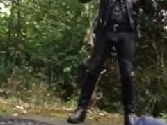 Leather Gasmask Outdoor