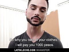 LatinLeche - Latin model gets fucked raw on cam for money