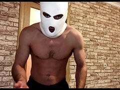 Dominant DADDY in balaclava FUCKS his SLAVE and cums in your MOUTH! Dirty Talk! Humiliation!
