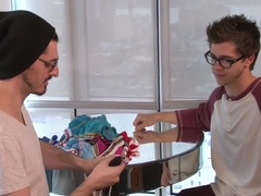 Nerd Twink Will Braun Makes Himself Very Happy By Cumming On Jimmy Fanzs Hairy Chest