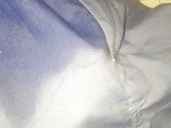 Blew huge load in boxers
