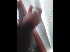 This time I gushed standing up.