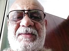 Brazilian hairy grandpa cum