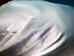 WHITE SATIN ASS GLORY