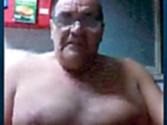 Grandpa masturbating, getting off, bear wank