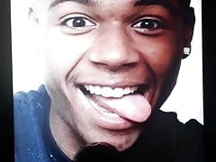 Cum tribute for a handsome black gay